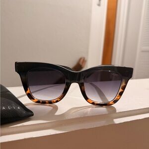 Quay Australia Black and Tortoise Sunglasses